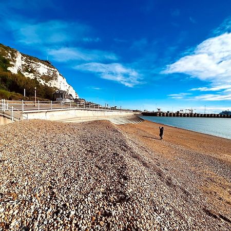 Flat 4 Marine Parade House, 1 East Cliff- Next To Dover Port, White Cliffs, Beach, Castle מראה חיצוני תמונה