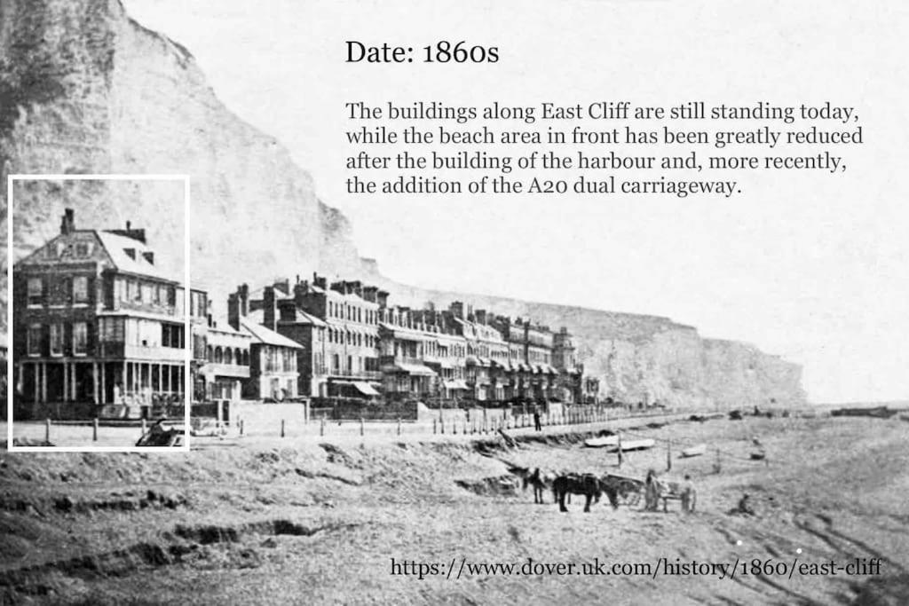 Flat 4 Marine Parade House, 1 East Cliff- Next To Dover Port, White Cliffs, Beach, Castle מראה חיצוני תמונה